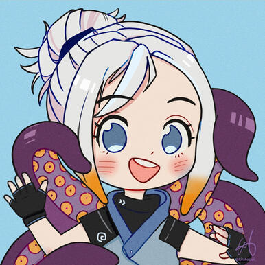 [ Commission ] Chibi icon - Jett + Ina